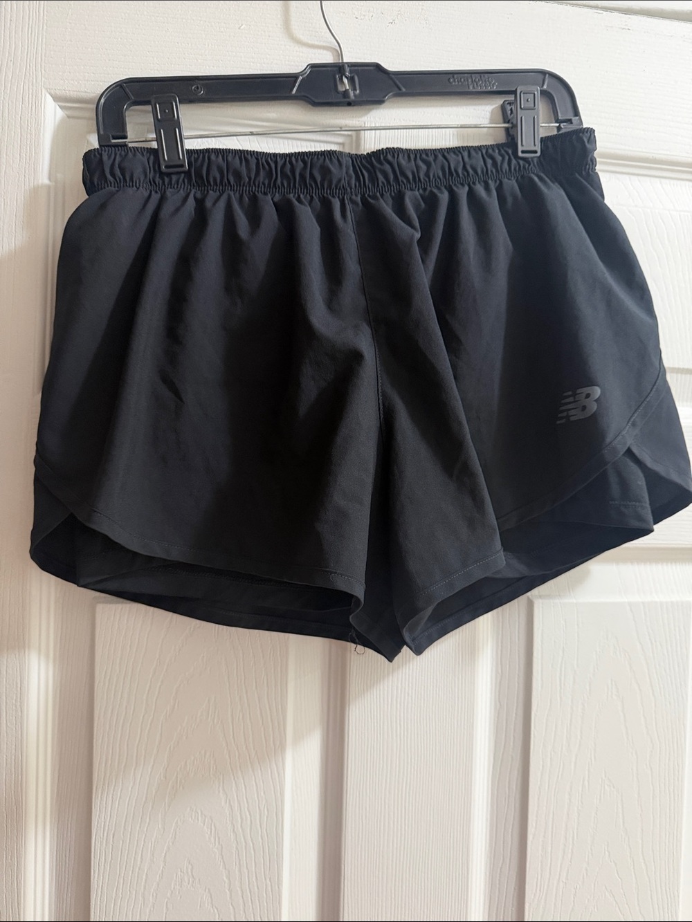 New Balance Black Women's Running Shorts with Logo